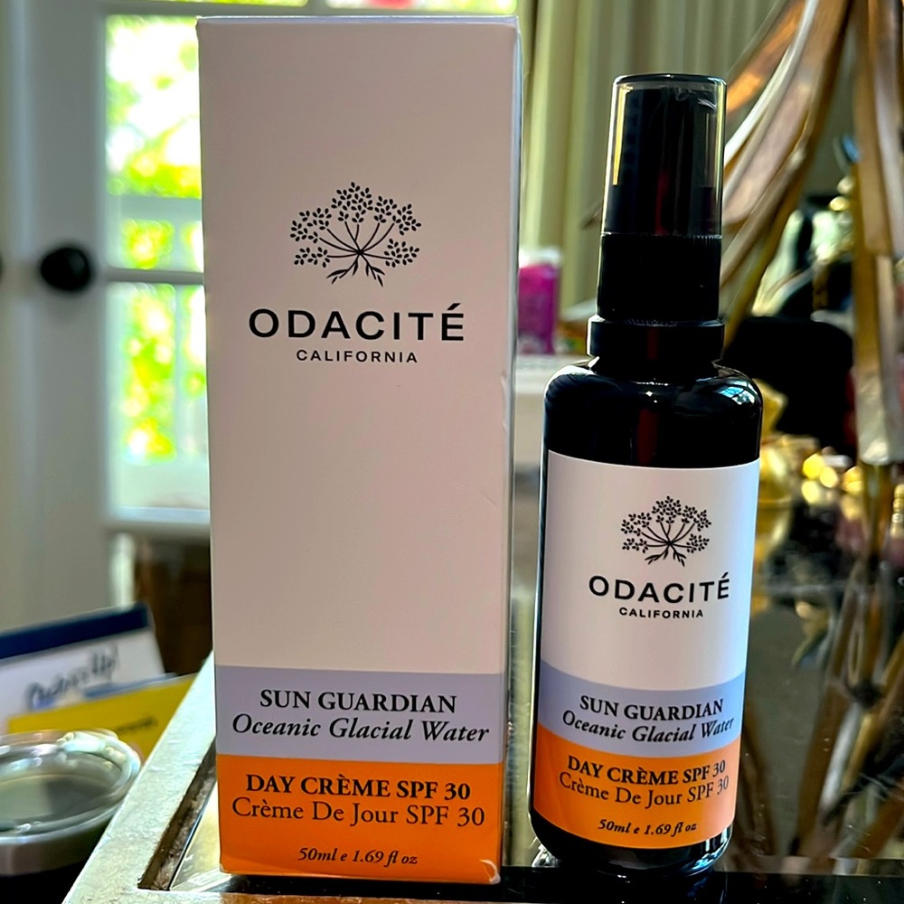 ODACITÉ SUN GUARDIAN OCEANIC GLACIAL WATER DAY CRÈME SPF 30 F/S 1.69 Oz. NIB!